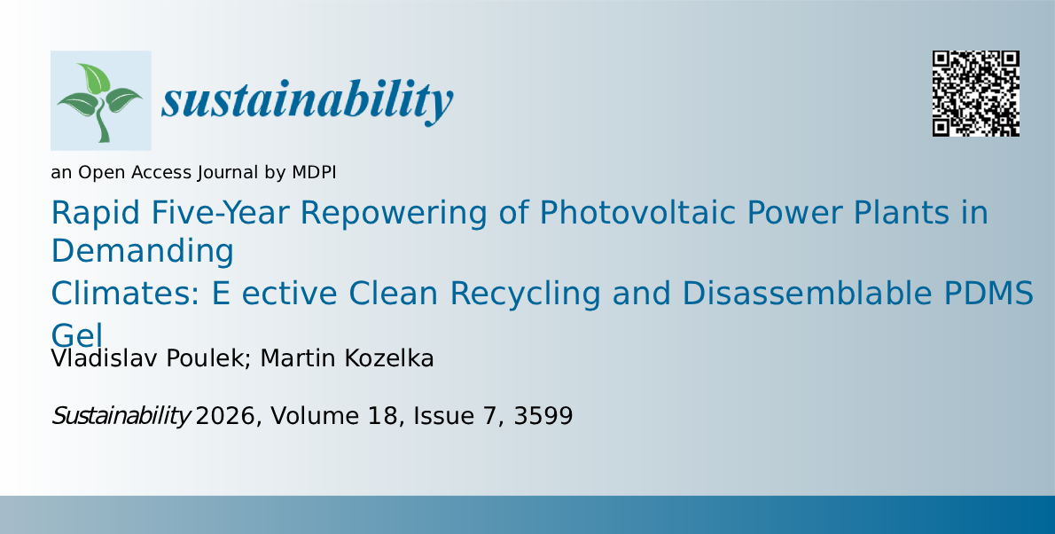 Environmentally Sustainable Recycling of Photovoltaic Panels Laminated with Soft Polysiloxane Gels: Promoting the Circular Economy and Reducing the Carbon Footprint